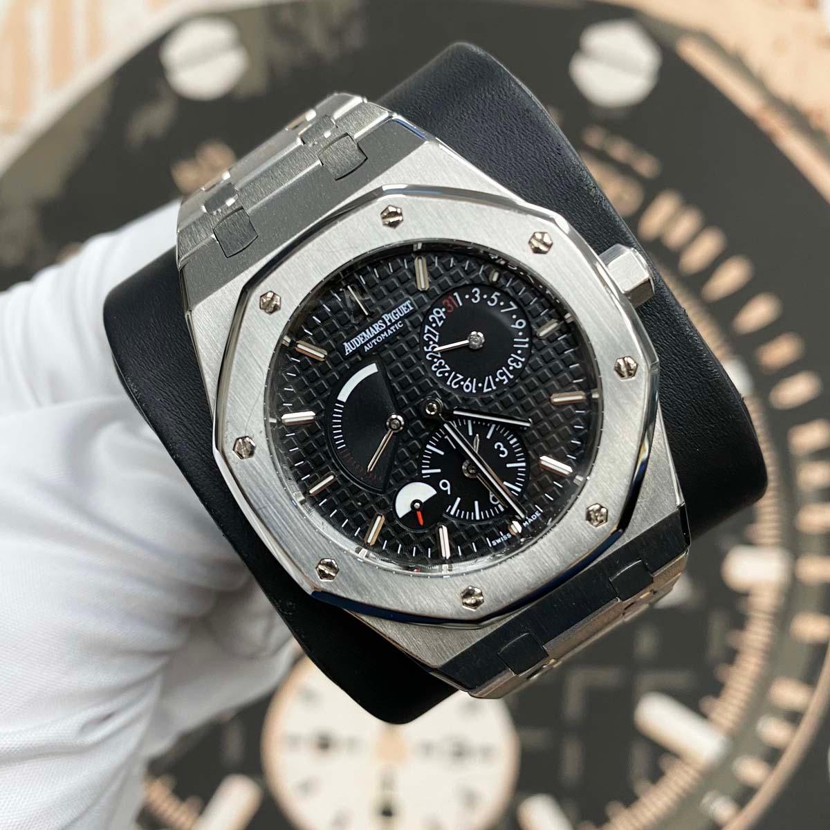 Audemars Piguet Royal Oak GMT Dual Time 39mm 26120ST Black Dial Pre-Owned - Gotham Trading