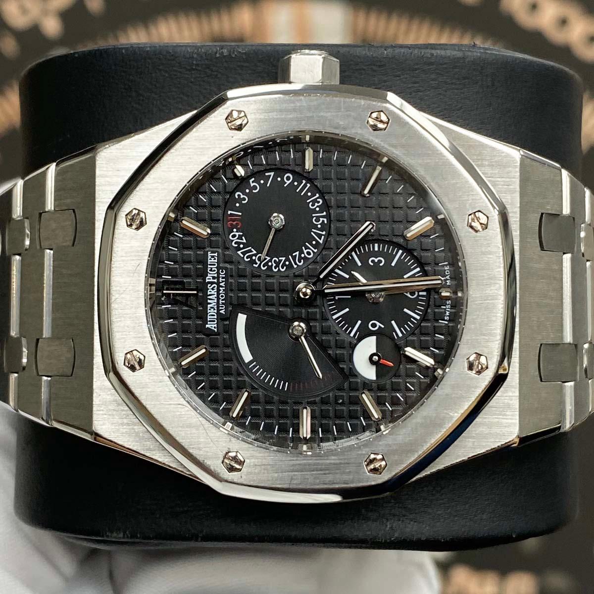 Audemars Piguet Royal Oak GMT Dual Time 39mm 26120ST Black Dial Pre-Owned - Gotham Trading