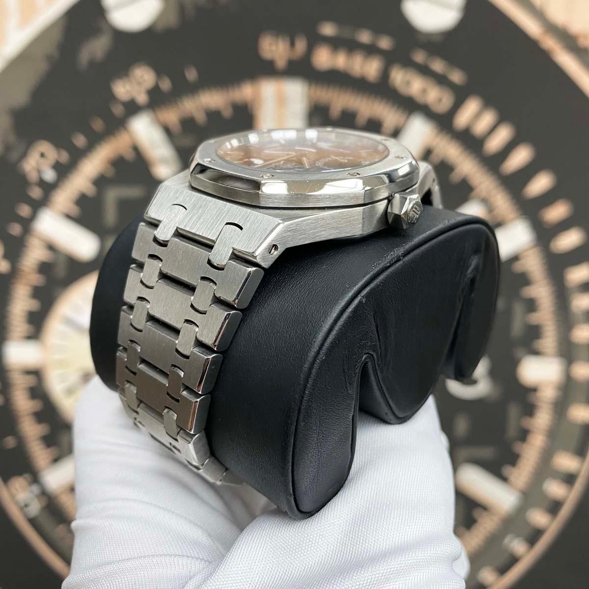 Audemars Piguet Royal Oak GMT Dual Time 39mm 26120ST Black Dial Pre-Owned - Gotham Trading