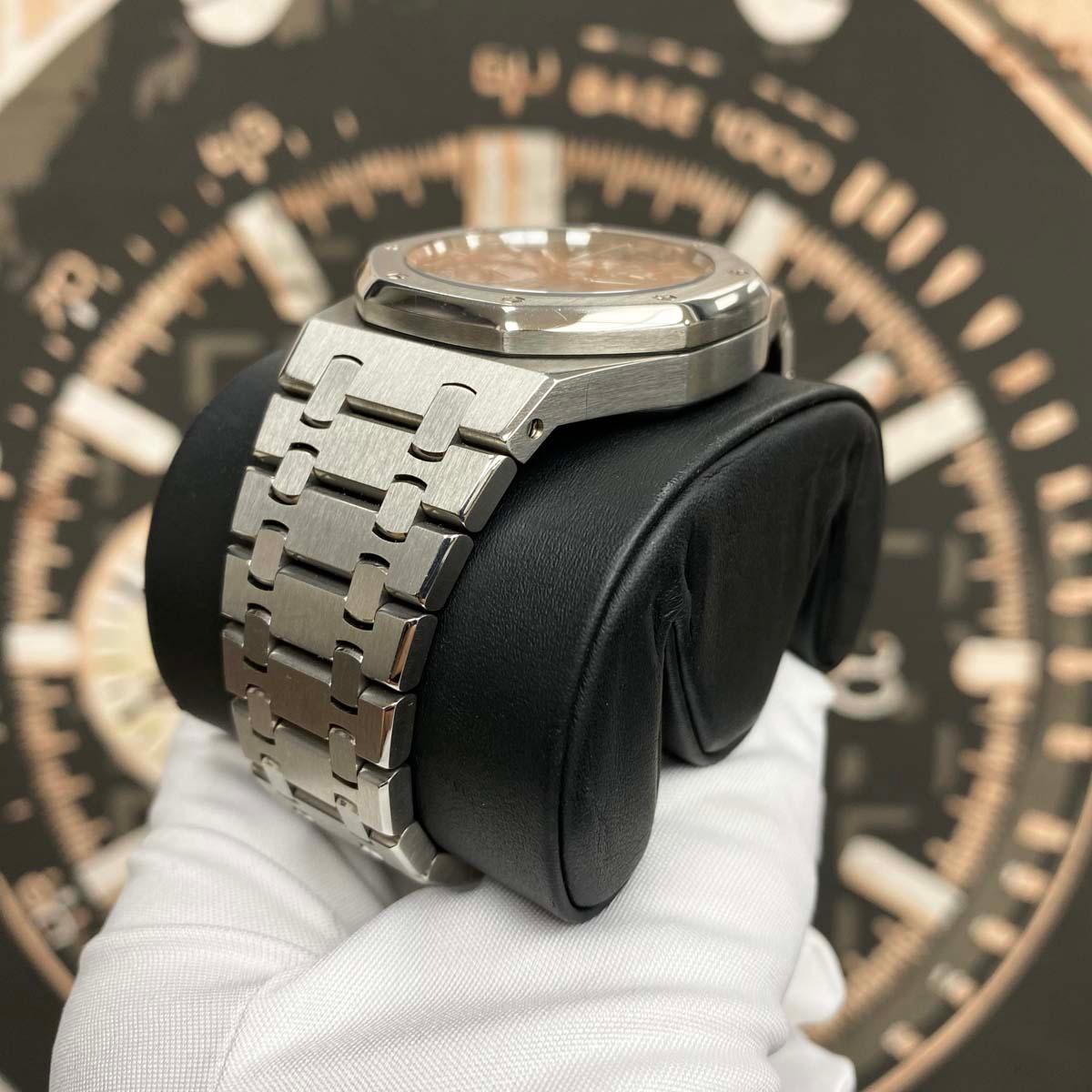 Audemars Piguet Royal Oak GMT Dual Time 39mm 26120ST Black Dial Pre-Owned - Gotham Trading