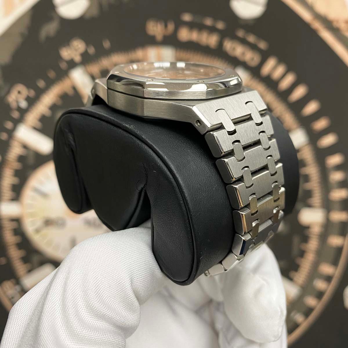 Audemars Piguet Royal Oak GMT Dual Time 39mm 26120ST Black Dial Pre-Owned - Gotham Trading