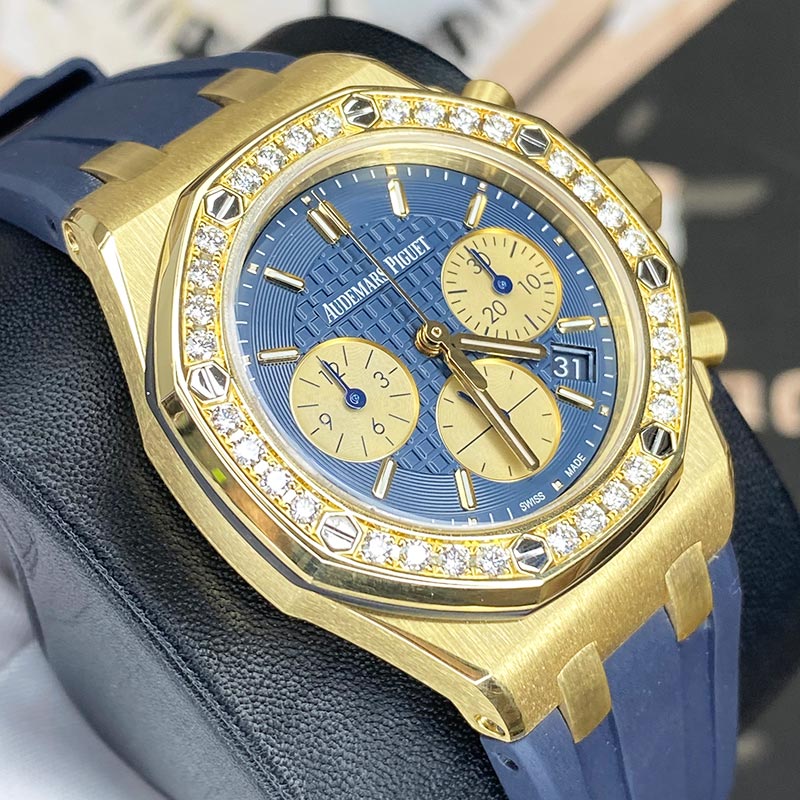 Audemars Piguet Royal Oak Offshore Chronograph 37mm 26231BA Blue Dial Pre-Owned