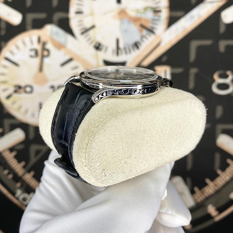 Patek Philippe Calatrava Volutes And Arabesques 38mm 5088-100P-001 Black Enamel Dial Pre-Owned