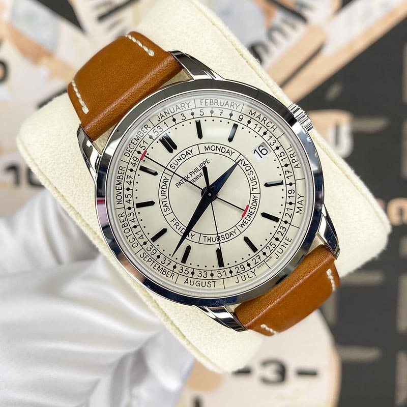 Patek Philippe Calatrava Complications Weekly Calendar 40mm 5212A-001 Silver Dial Pre-Owned