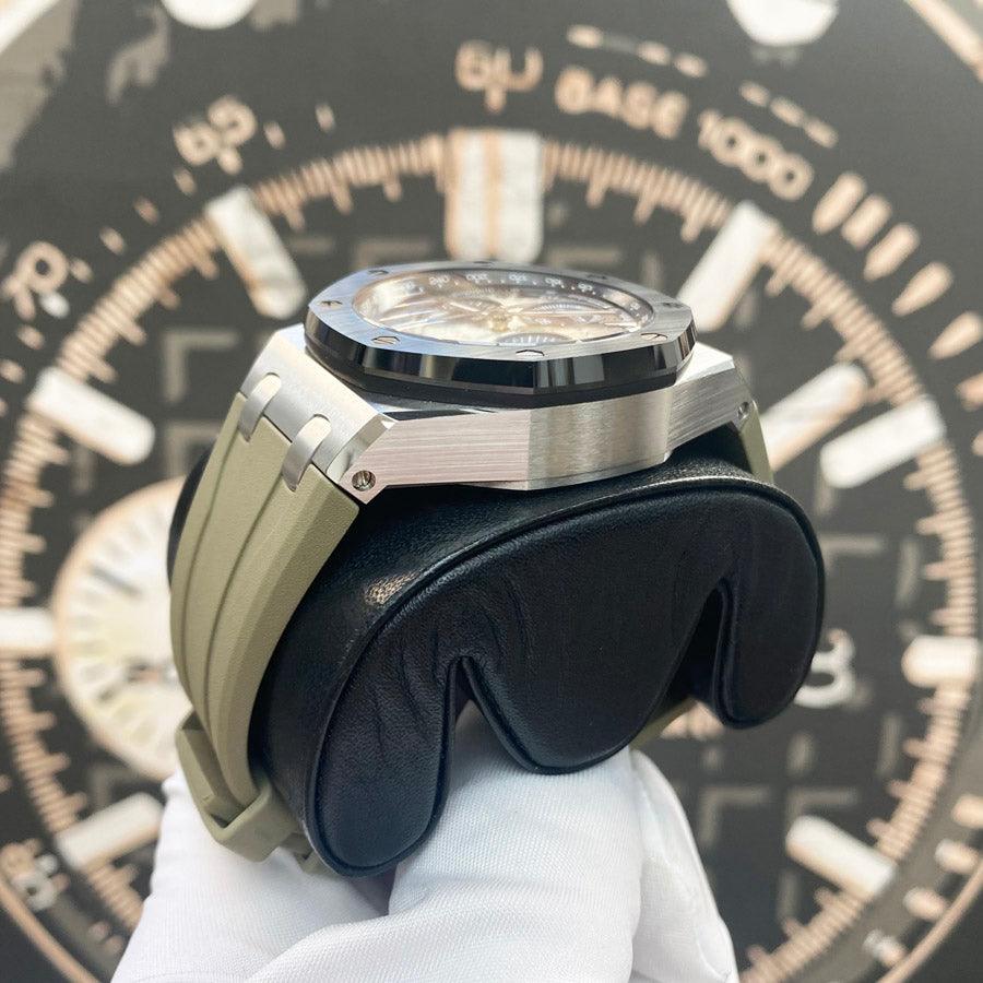 Audemars Piguet Royal Oak Offshore Chronograph 43mm 26420SO Light Brown Dial Pre-Owned - Gotham Trading