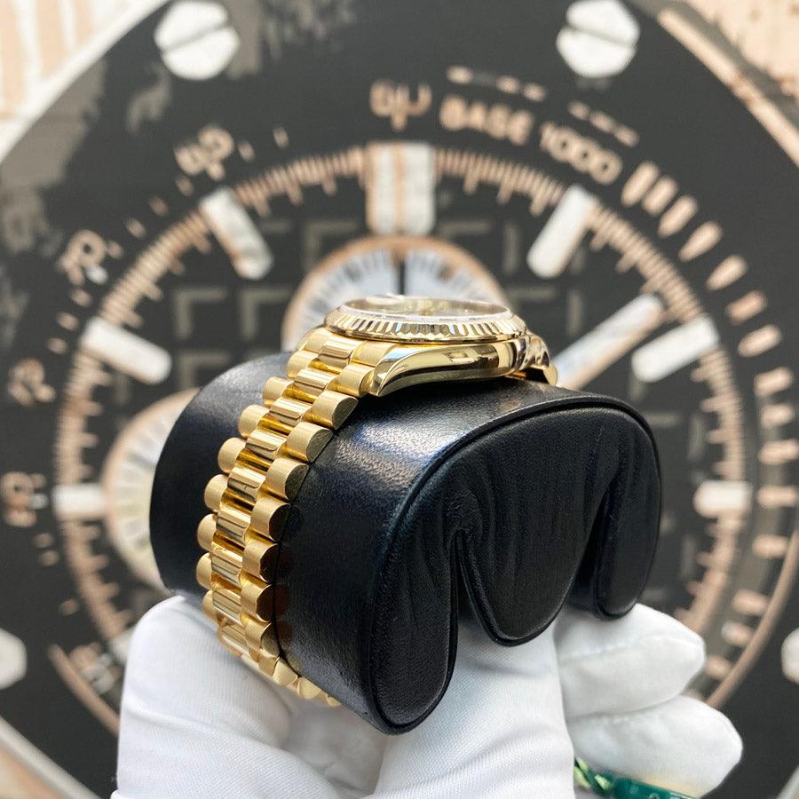 Rolex Lady-Datejust Mother Of Pearl Diamond Dial Fluted Bezel 28mm 279178 Pre-Owned - Gotham Trading
