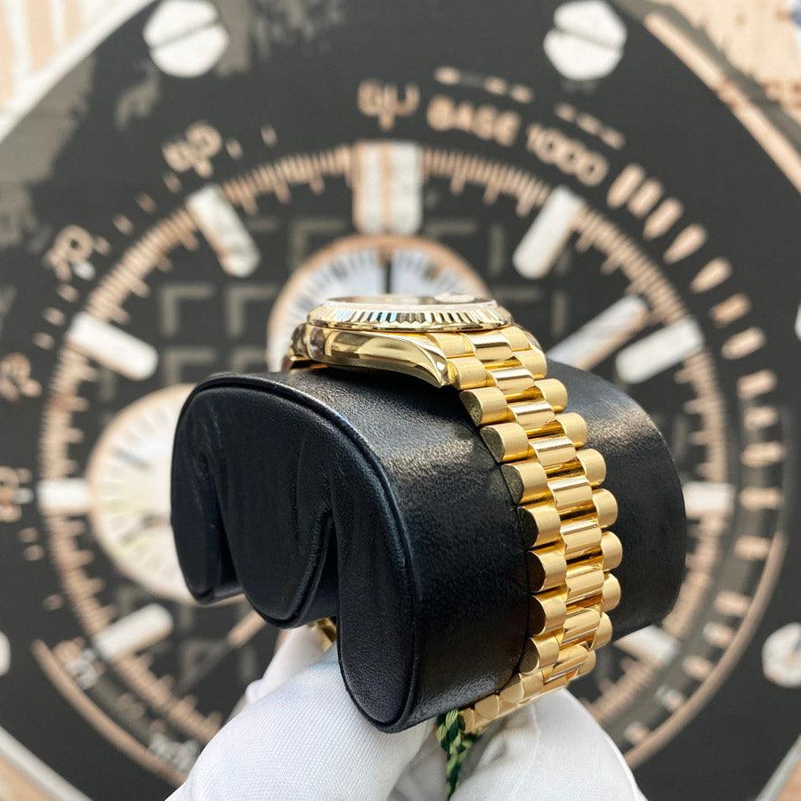 Rolex Lady-Datejust Mother Of Pearl Diamond Dial Fluted Bezel 28mm 279178 Pre-Owned - Gotham Trading