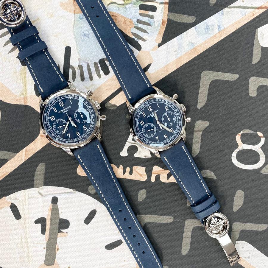 Patek Philippe Complication Chronograph 41mm 5172G Blue Dial - Gotham Trading