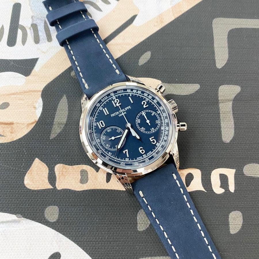Patek Philippe Complication Chronograph 41mm 5172G Blue Dial - Gotham Trading