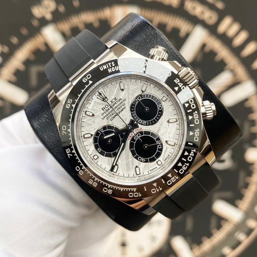 Rolex Daytona 40mm Oyster Flex 116519LN Meteorite Dial - Gotham Trading
