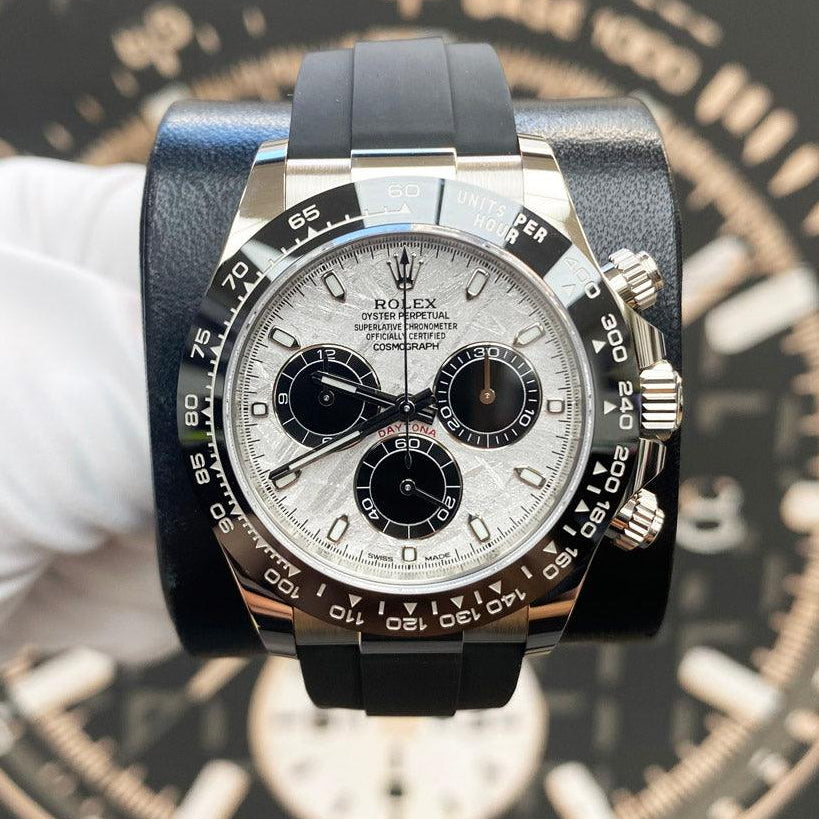 Rolex Daytona 40mm Oyster Flex 116519LN Meteorite Dial - Gotham Trading