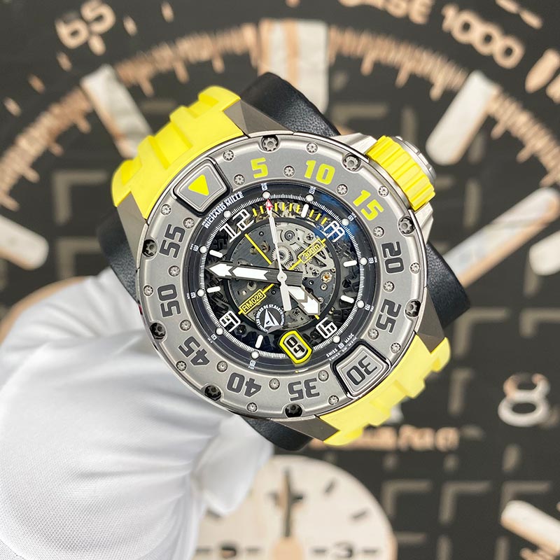 Richard Mille Limited Edition St.Barths RM28 Titanium Diver 47mm Openworked Dial Pre-Owned