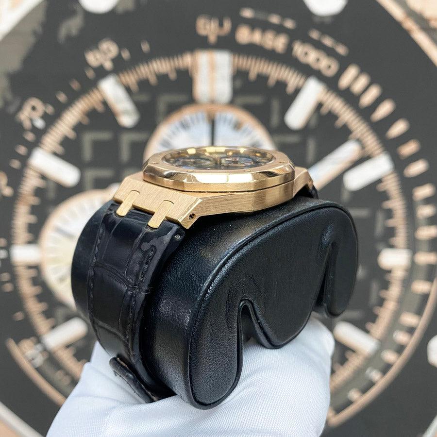 Audemars Piguet Royal Oak GMT Dual Time 39mm 26120OR.OO.D002CR.01 Black Dial Pre-Owned - Gotham Trading