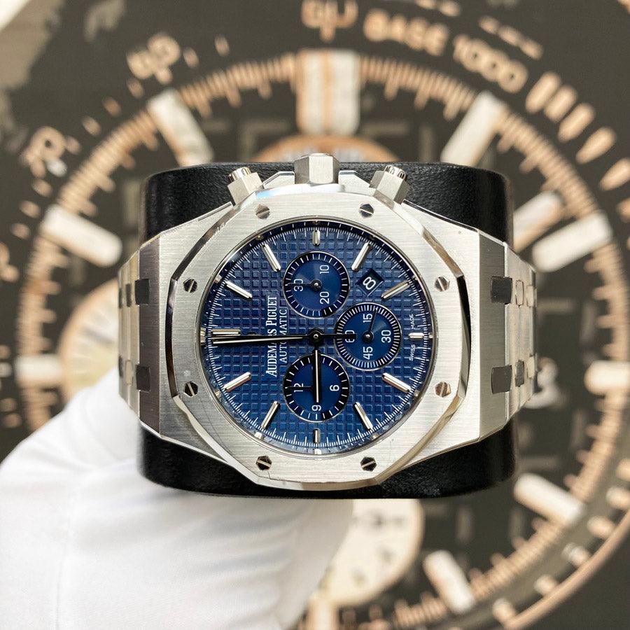 Audemars Piguet Royal Oak 41mm 26320ST.OO.1220ST.03 Blue Dial Pre-Owned - Gotham Trading