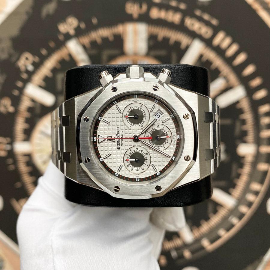 Audemars Piguet Royal Oak Chronograph 39mm 26300ST White Dial Pre-Owned - Gotham Trading