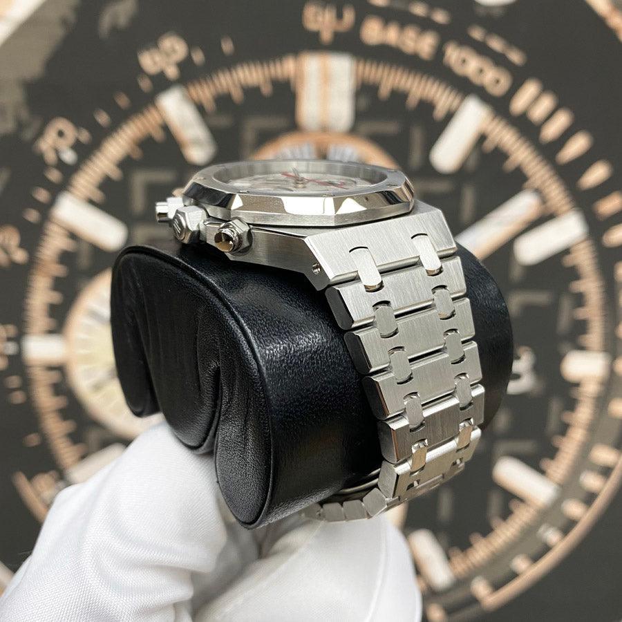 Audemars Piguet Royal Oak Chronograph 39mm 26300ST White Dial Pre-Owned - Gotham Trading