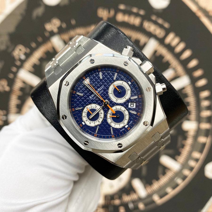 Audemars Piguet Royal Oak Chronograph "Kasparov" 39mm 26300ST.OO.1110ST.07 Blue Dial Pre-Owned - Gotham Trading