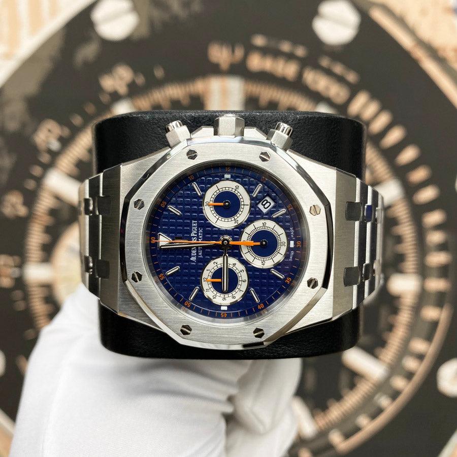 Audemars Piguet Royal Oak Chronograph "Kasparov" 39mm 26300ST.OO.1110ST.07 Blue Dial Pre-Owned - Gotham Trading
