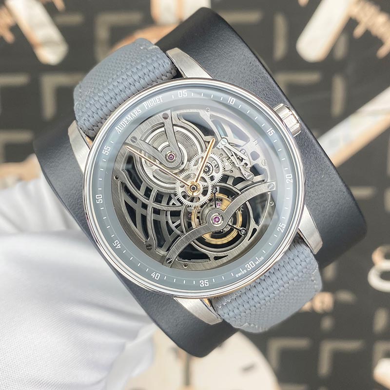 Audemars Piguet Code 11.59 Tourbillon Open-Worked 41mm 26600CR.OO.D009KB.01 Grey Dial