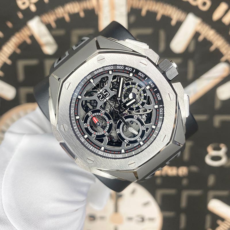 Audemars Piguet Royal Oak Concept Split Second Chronograph GMT Large Date Titanium 26650TI.OO.D013CA.01