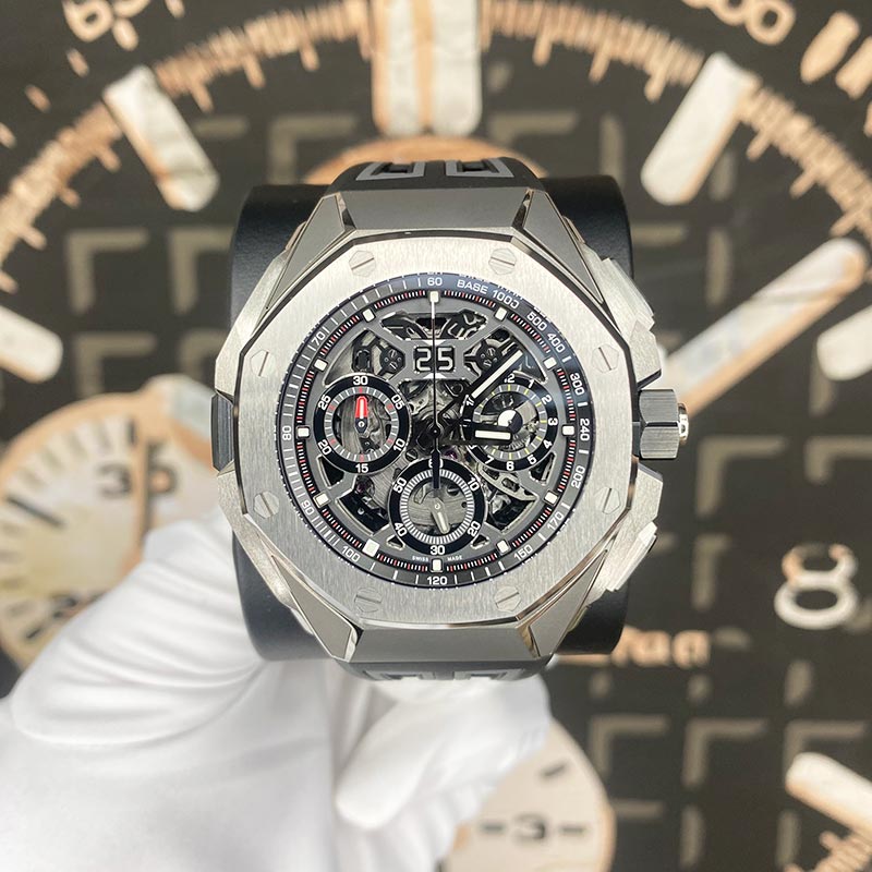 Audemars Piguet Royal Oak Concept Split Second Chronograph GMT Large Date Titanium 26650TI.OO.D013CA.01