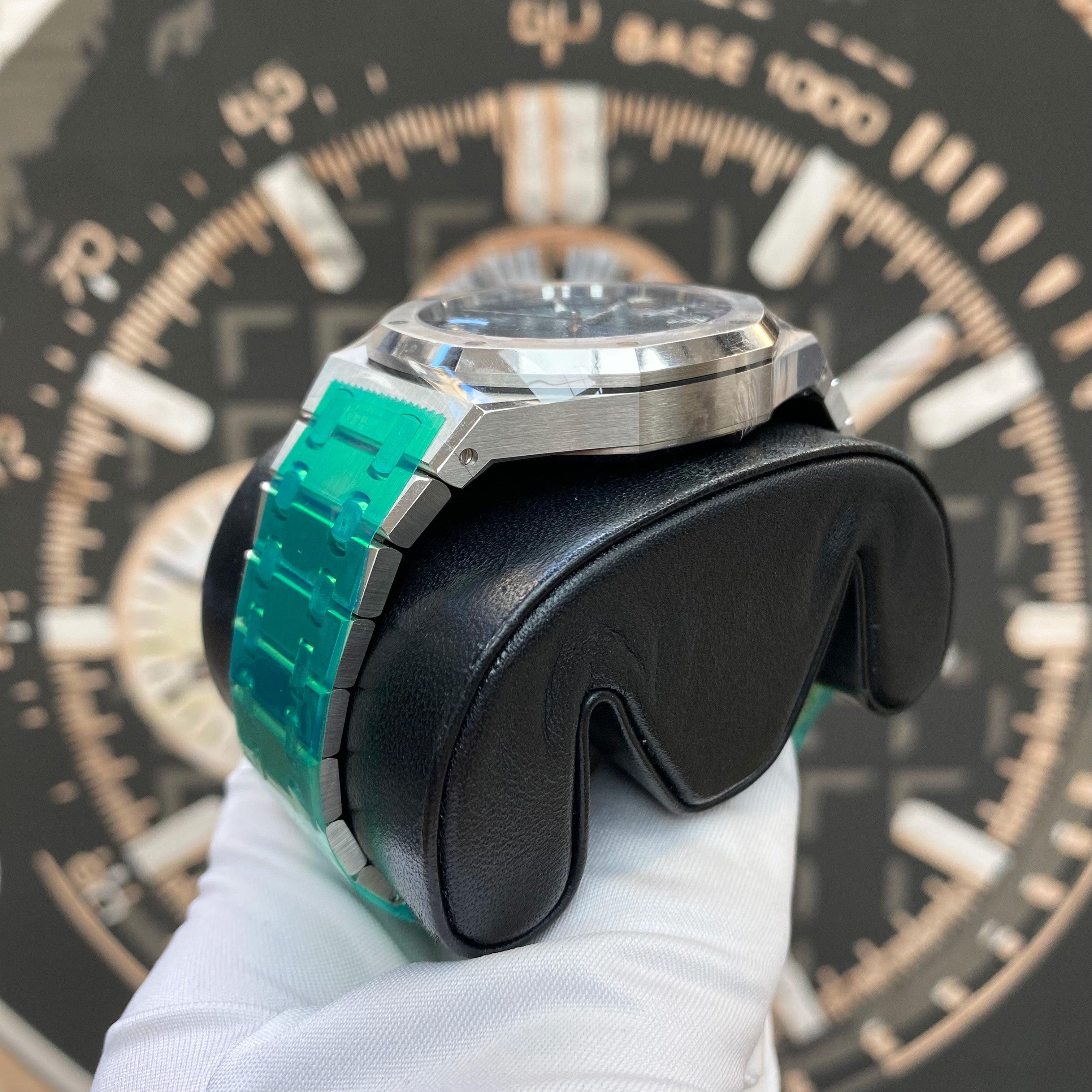 Audemars Piguet Royal Oak Self Winding 41mm 15510ST.OO.1320ST.09 Green Dial - Gotham Trading