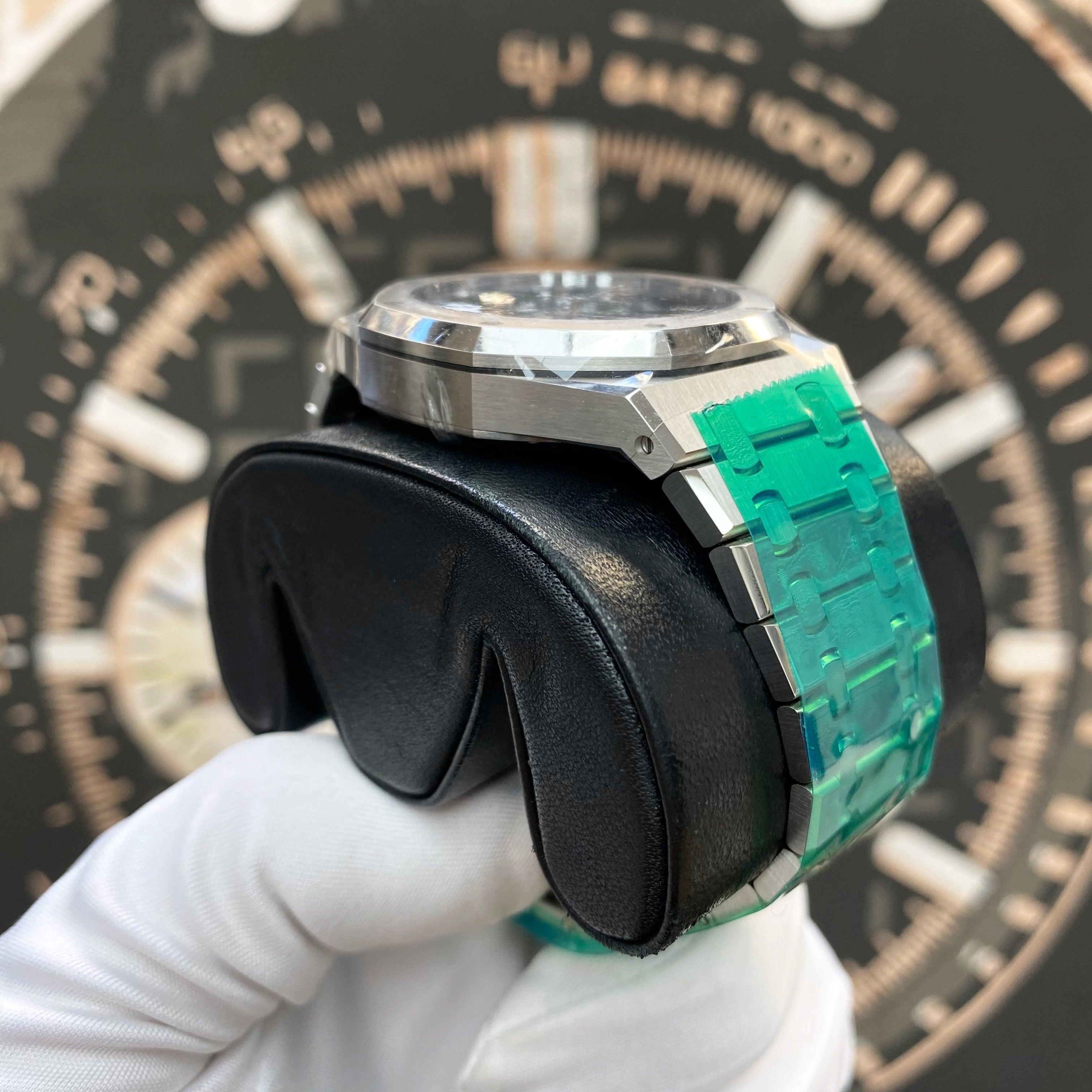 Audemars Piguet Royal Oak Self Winding 41mm 15510ST.OO.1320ST.09 Green Dial - Gotham Trading
