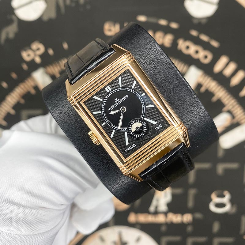 Jaeger-LeCoultre Reverso Duoface Small Seconds White / Black Dial 47mm Q3842520 Pre-Owned