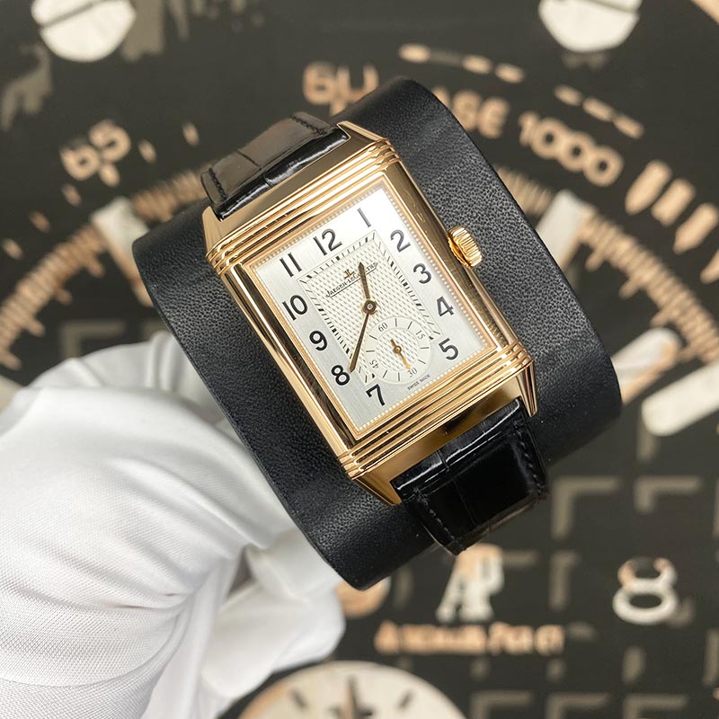 Jaeger-LeCoultre Reverso Duoface Small Seconds White / Black Dial 47mm Q3842520 Pre-Owned