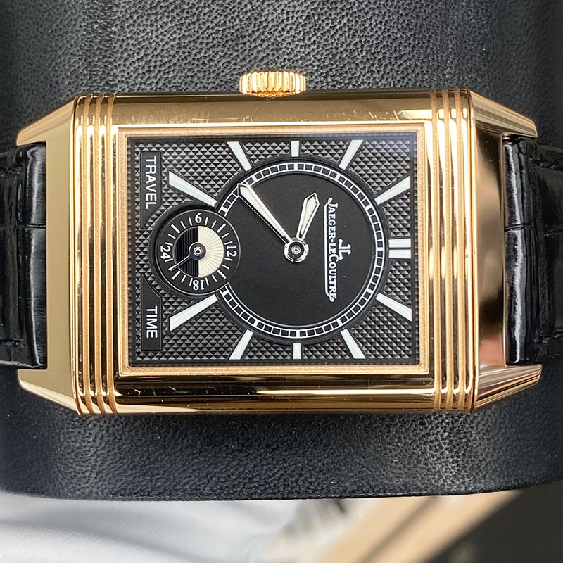 Jaeger-LeCoultre Reverso Duoface Small Seconds White / Black Dial 47mm Q3842520 Pre-Owned