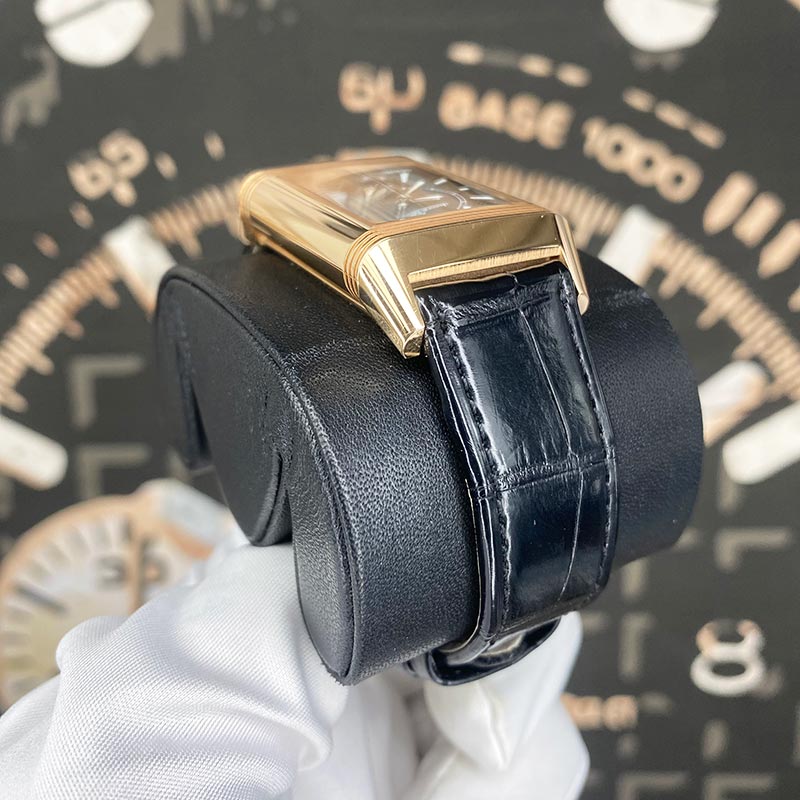 Jaeger-LeCoultre Reverso Duoface Small Seconds White / Black Dial 47mm Q3842520 Pre-Owned