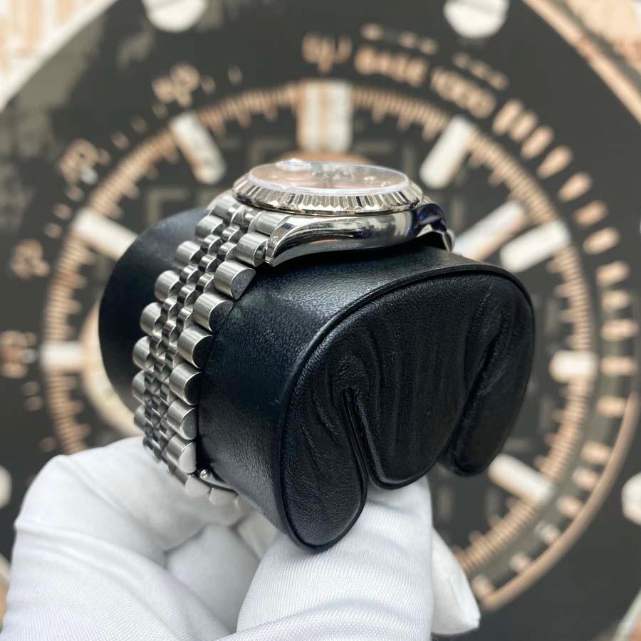 Rolex Datejust Pink Diamond Dial Fluted Bezel 31mm 278274 Pre-Owned - Gotham Trading