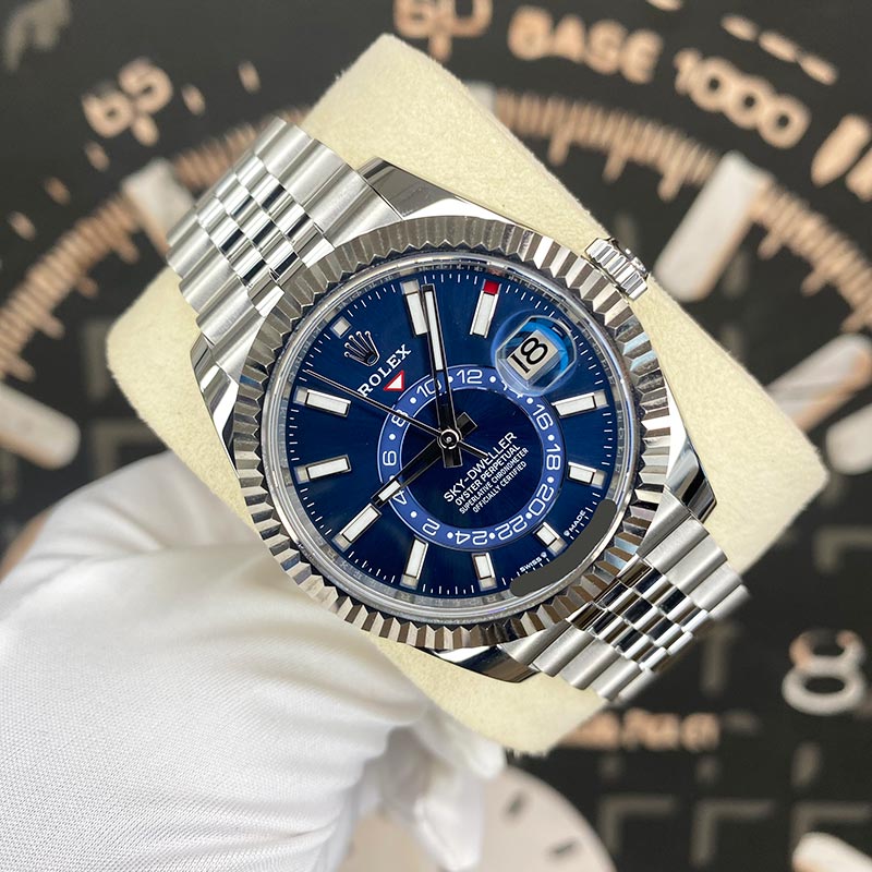 Rolex Sky-Dweller 42mm Blue Dial 336934 Jubilee Pre-Owned