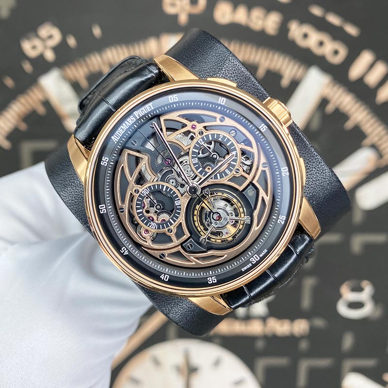Audemars Piguet Code 11.59 Self Winding Flying Tourbillon Chronograph 41mm 26399NR.OO.D002KB.01 Black Dial Pre-Owned
