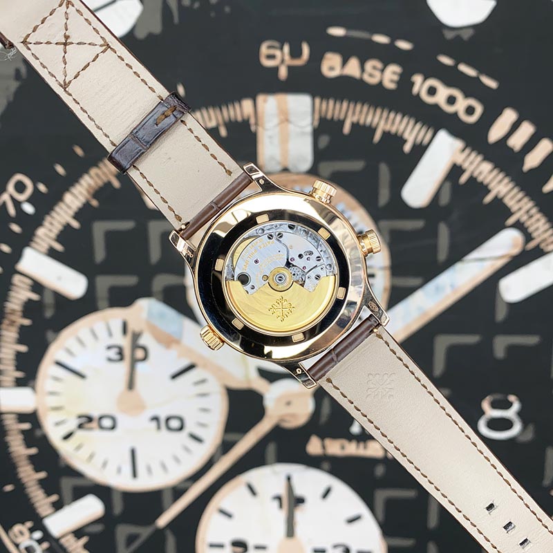 Patek Philippe Calatrava Pilot Travel Time Complication 42mm 5524R-001 Brown Dial Pre-Owned