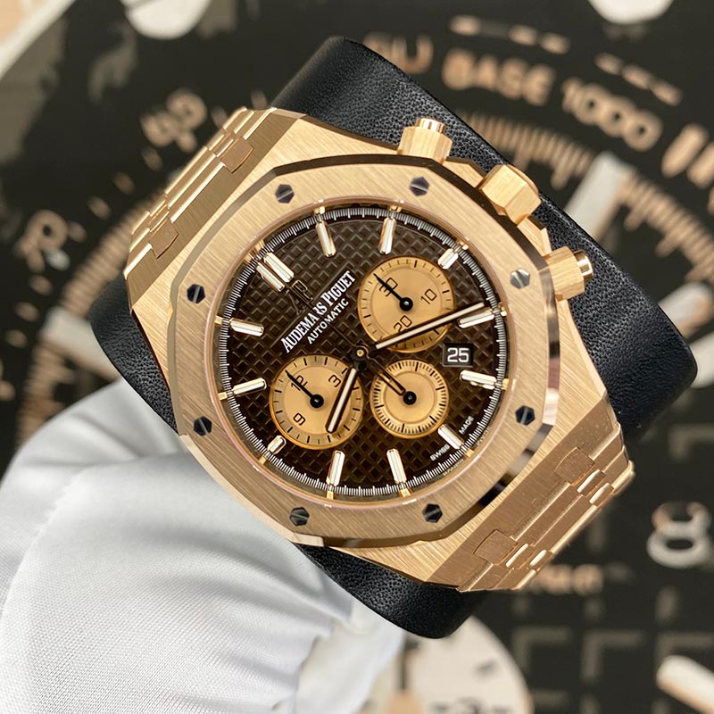 Audemars Piguet Royal Oak Chronograph 41mm 26331OR Brown Dial Pre-Owned