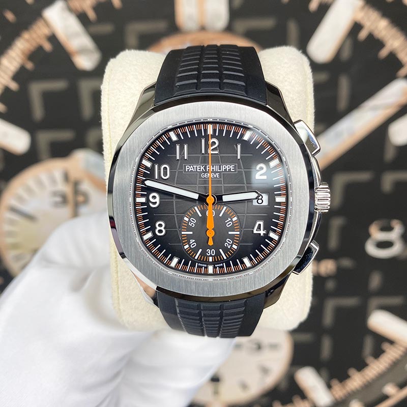 Patek Philippe Aquanaut Chronograph 42mm 5968A Black Dial