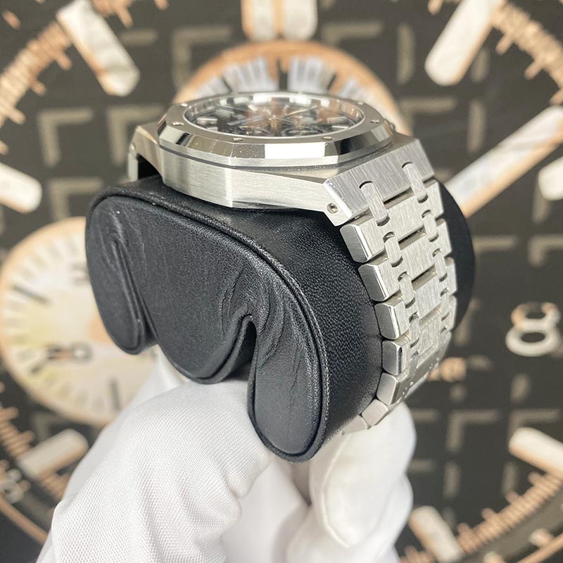 Audemars Piguet AP SERVICED 2024 Royal Oak Chronograph 41mm 26320ST Black Dial Pre-Owned