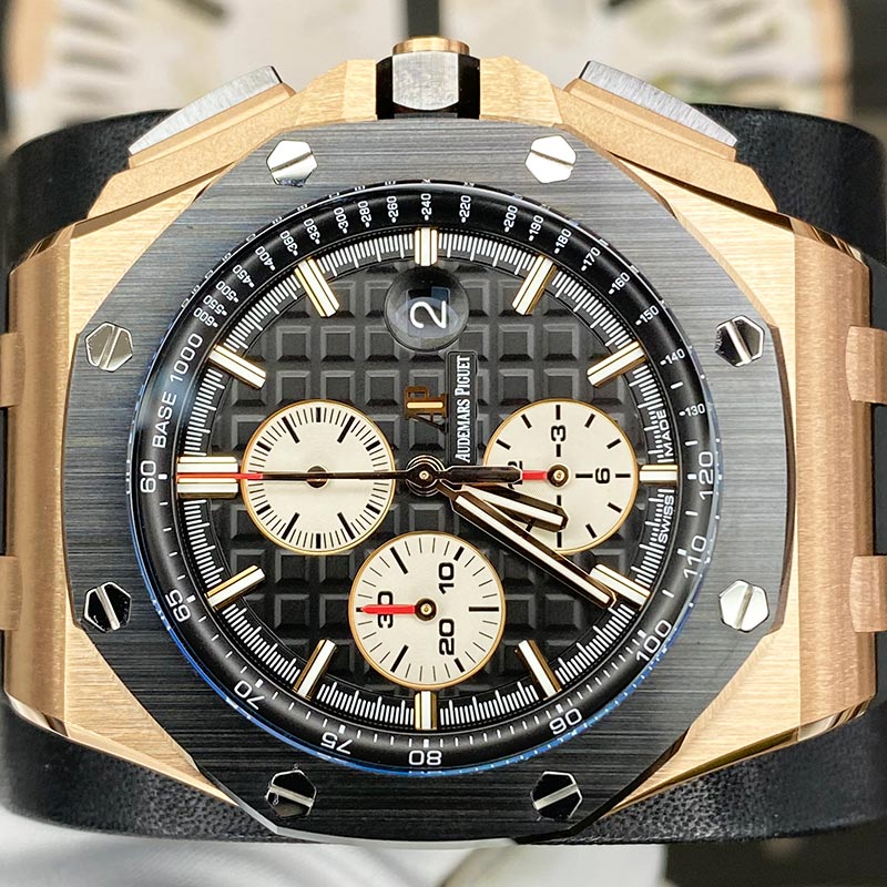 Audemars Piguet READ DESCRIPTION Royal Oak Offshore 44mm 26401RO Black Dial Pre-Owned