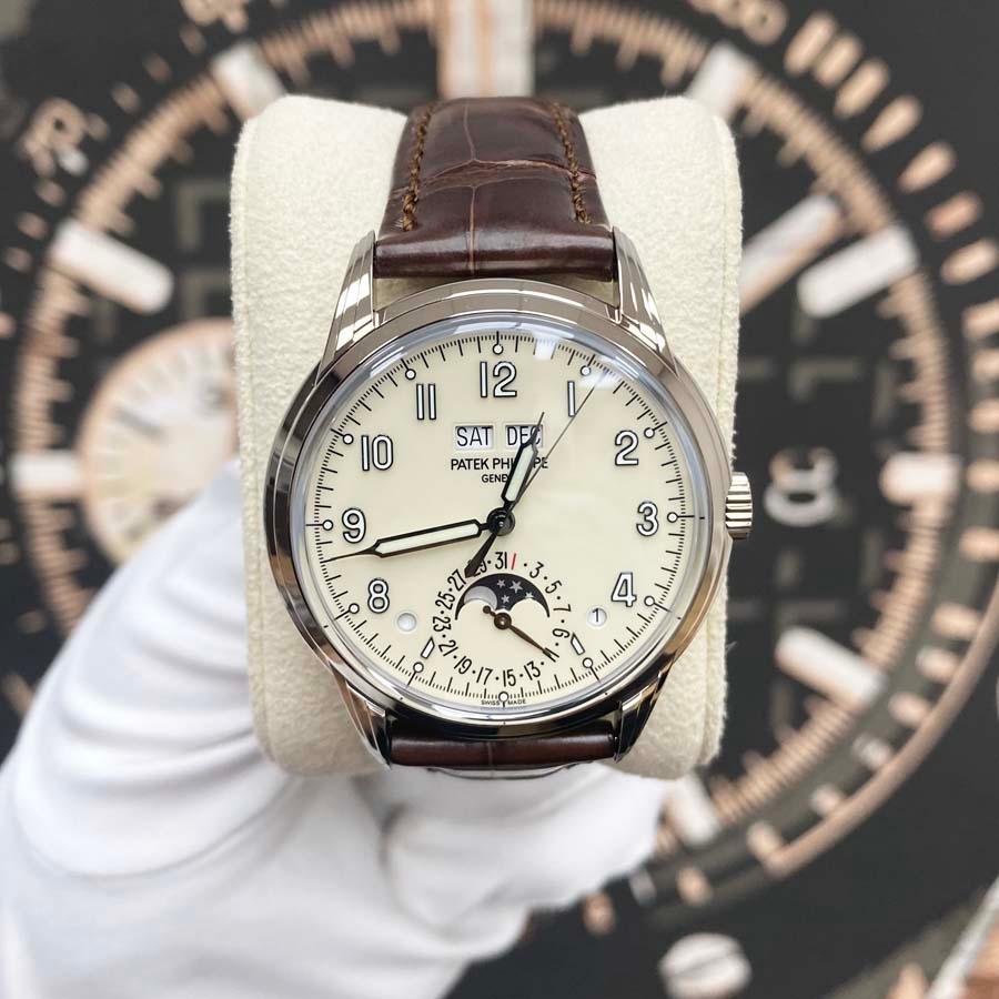 Patek Philippe Grand Complications Perpetual Calendar 40mm 5320G Cream Dial NEW - Gotham Trading