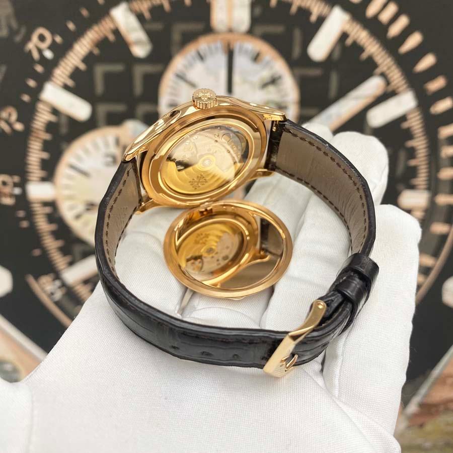 Patek Philippe Calatrava 39mm 5227R Ivory Dial Pre-Owned - Gotham Trading