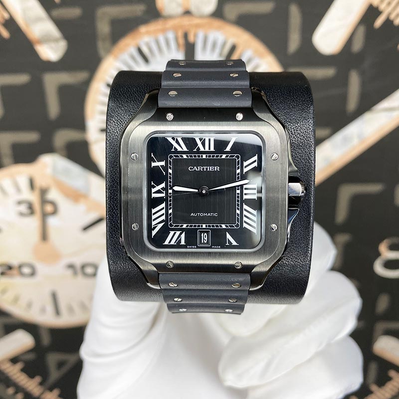 Cartier Santos Large 40mm PVD WSSA0039 Black Dial 2025