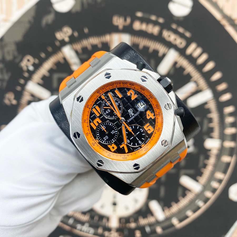 Audemars Piguet Royal Oak Offshore Chronograph "Volcano" 42mm 26170ST Black Dial Pre-Owned - Gotham Trading