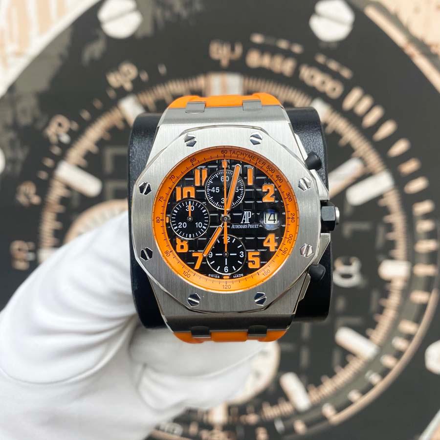 Audemars Piguet Royal Oak Offshore Chronograph "Volcano" 42mm 26170ST Black Dial Pre-Owned - Gotham Trading