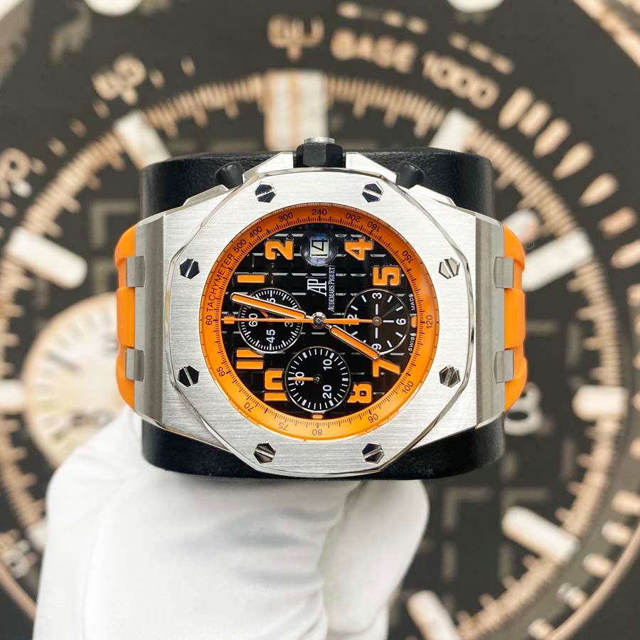 Audemars Piguet Royal Oak Offshore Chronograph "Volcano" 42mm 26170ST Black Dial Pre-Owned - Gotham Trading