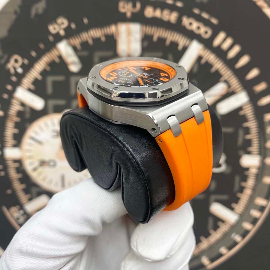 Audemars Piguet Royal Oak Offshore Chronograph "Volcano" 42mm 26170ST Black Dial Pre-Owned - Gotham Trading