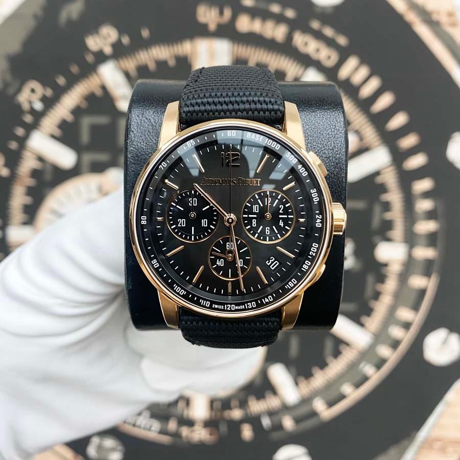 Audemars Piguet Code 11.59 Chronograph 41mm 26393NR Black Dial Pre-Owned - Gotham Trading