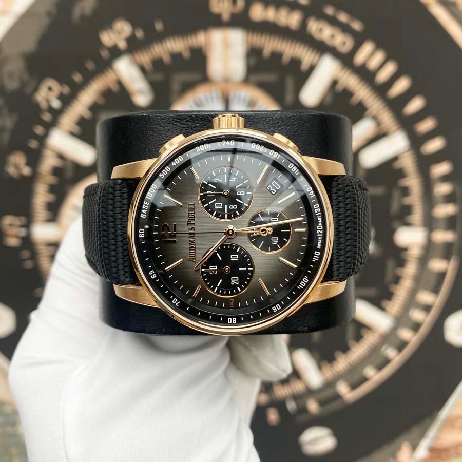 Audemars Piguet Code 11.59 Chronograph 41mm 26393NR Black Dial Pre-Owned - Gotham Trading
