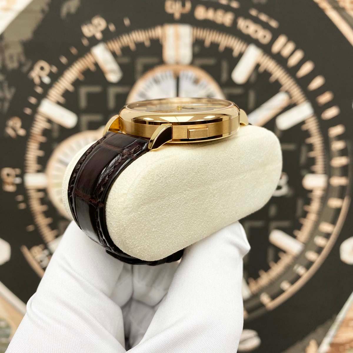 A. Lange & Sohne Saxonia 18kt Rose Gold Moon Phase Automatic 384.031 White Dial - Gotham Trading