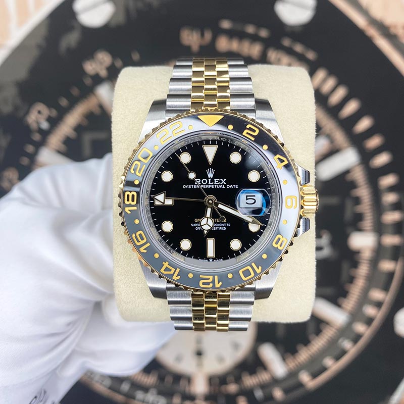 Rolex GMT-Master II 40mm 126713GRNR Black Dial